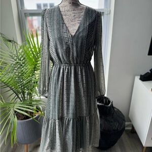 Banana Republic animal print women’s dress size S